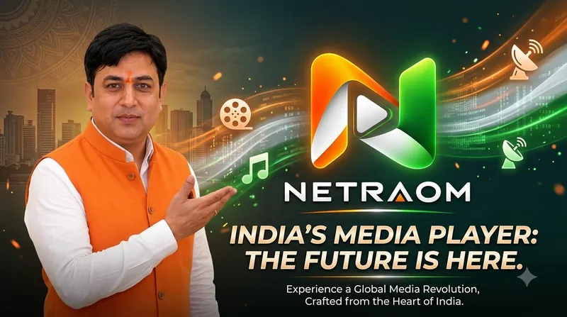 Netraom: India’s media player. The future is here.